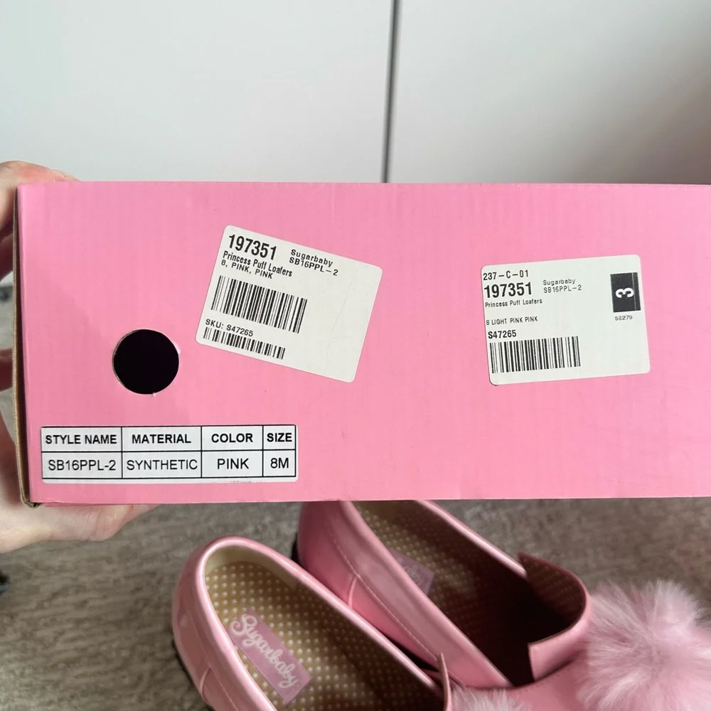 Discontinued Dollskill Sugar Thrillz Pink Princess Puff Platform Loafters Size 8 - Picture 6 of 6